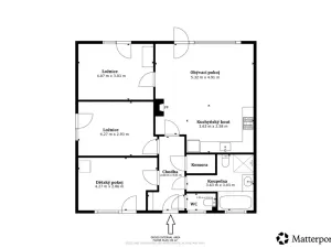 Prodej rodinného domu, Králův Dvůr - Levín, Na Vyhlídce, 84 m2