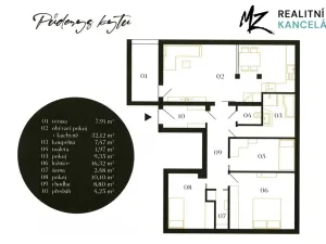 Prodej bytu 4+kk, Prostějov, Vojtěcha Outraty, 101 m2