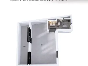 Prodej bytu 1+kk, Brno, Košuličova, 31 m2