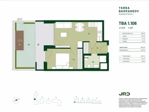 Prodej bytu 2+kk, Praha - Hlubočepy, Silurská, 45 m2