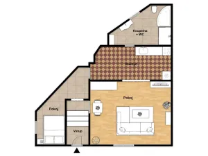 Pronájem bytu 1+1, Třebotov, Hlavní, 70 m2