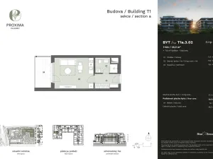 Prodej bytu 1+kk, Praha - Dolní Chabry, Kadaňská, 28 m2