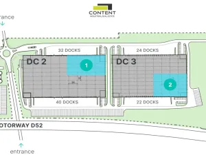 Pronájem výrobních prostor, Syrovice, 5872 m2