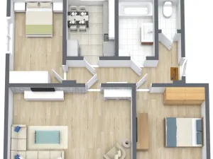 Prodej bytu 3+1, Ústí nad Labem - Bukov, Kosmova, 77 m2