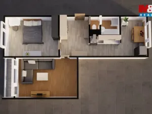 Prodej bytu 2+1, Bílina, Sídliště Za Chlumem, 60 m2