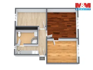 Prodej bytu 3+1, Karlovy Vary - Dvory, Lipová, 62 m2