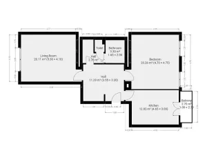 Pronájem bytu 2+1, Praha - Košíře, Plzeňská, 71 m2
