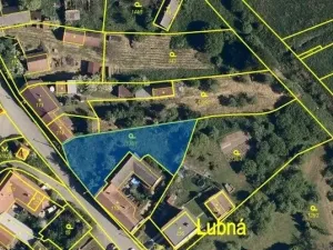 Prodej pozemku pro bydlení, Lubná, 842 m2