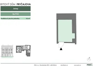 Prodej - jiné, Brno, Fryčajova, 9 m2