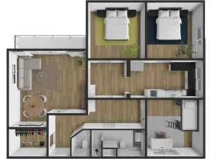 Prodej bytu 4+1, Brno, Vltavská, 90 m2