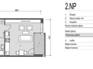 Pronájem bytu 1+kk, Praha, U průhonu, 32 m2