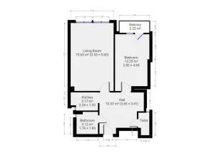 Pronájem bytu 2+1, Praha - Podolí, Podolská, 50 m2
