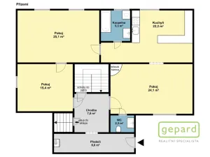 Prodej vícegeneračního domu, Středokluky, Lidická, 567 m2