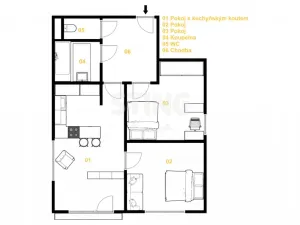 Prodej bytu 3+kk, Český Těšín, Svojsíkova, 57 m2