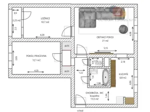 Prodej bytu 3+1, Frýdek-Místek, M. Chasáka, 74 m2