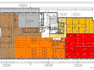 Pronájem kanceláře, Praha - Vysočany, Sokolovská, 184 m2