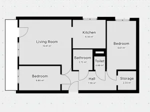Pronájem bytu 2+1, Praha - Krč, V Štíhlách, 47 m2