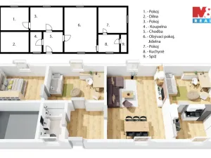 Prodej rodinného domu, Jaroměř, Na Vinicích, 107 m2