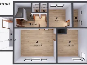 Prodej rodinného domu, Ostroměř, Domoslavická, 103 m2