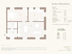 Prodej bytu 3+kk, Býchory, 81 m2