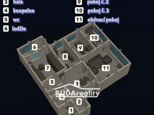 Prodej bytu 4+1, Zlín, Družstevní, 77 m2