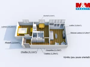 Prodej bytu 4+1, Plzeň - Bolevec, Gerská, 91 m2