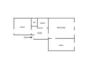 Pronájem bytu 2+1, Karlovy Vary, Vítězná, 70 m2