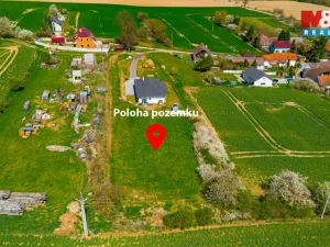 Prodej pozemku pro bydlení, Týn nad Vltavou - Hněvkovice na levém břehu Vltavy, 1869 m2