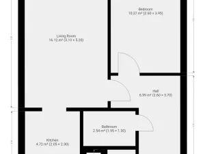 Pronájem bytu 2+kk, Praha - Ruzyně, Ciolkovského, 41 m2