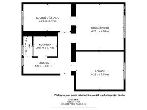 Prodej bytu 2+1, Valašské Meziříčí, Nádražní, 56 m2