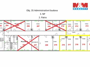 Pronájem kanceláře, Hradec Králové - Nový Hradec Králové, Brněnská, 40 m2
