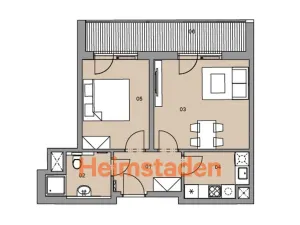 Pronájem bytu 2+1, Plzeň - Jižní Předměstí, Magisterská, 46 m2
