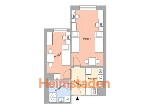 Pronájem bytu 2+1, Plzeň - Jižní Předměstí, Magisterská, 44 m2