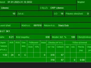 Prodej lesa, Český Dub, 17551 m2