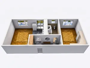 Prodej bytu 2+kk, Chlumčany, V Rumunsku, 52 m2