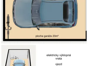 Pronájem garáže, Náchod, 22 m2