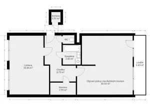 Prodej bytu 3+kk, Neratovice, 17. listopadu, 72 m2