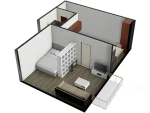 Prodej bytu 1+1, Písek, třída Přátelství, 38 m2
