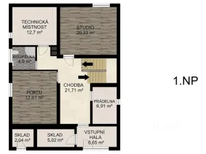 Prodej rodinného domu, Písek, Nová, 276 m2