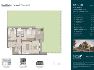 Prodej bytu 3+kk, Praha - Dolní Chabry, U jízdárny, 90 m2