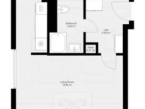 Prodej bytu 1+kk, Praha - Vysočany, Podnádražní, 30 m2