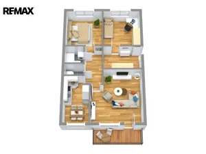 Prodej bytu 3+1, Brno - Líšeň, Horníkova, 73 m2