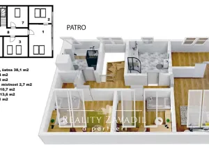 Prodej rodinného domu, Praha - Pitkovice, Žampiónová, 190 m2