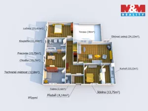 Prodej rodinného domu, Plzeň, Do Luk, 260 m2