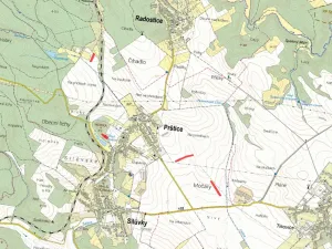 Prodej pole, Prštice, 7073 m2