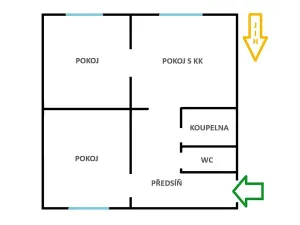 Pronájem bytu 3+kk, Ostrava, Budovatelská, 60 m2