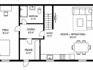 Prodej rodinného domu, Chlumec nad Cidlinou - Chlumec nad Cidlinou III, Žižkova, 150 m2