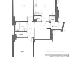 Pronájem bytu 2+1, Praha - Žižkov, Baranova, 87 m2