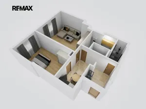 Prodej bytu 2+1, Praha - Košíře, Vrchlického, 60 m2