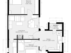 Prodej rodinného domu, Budíškovice, 96 m2